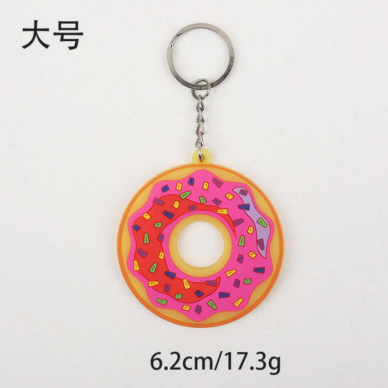 Wholesale Creative French Fries Burger Simulation Food Keychain